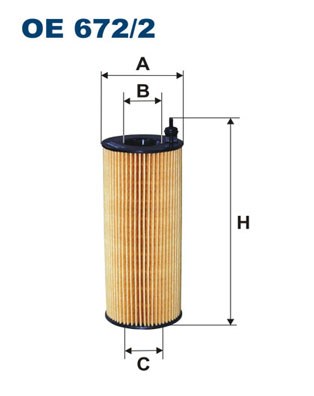 Filtro de aceite NTY FOFBM030