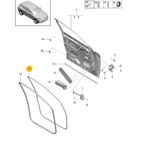 95B837911 Porsche