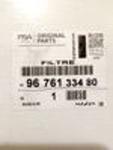 Caja del filtro de combustible 9676133480 Peugeot/Citroen