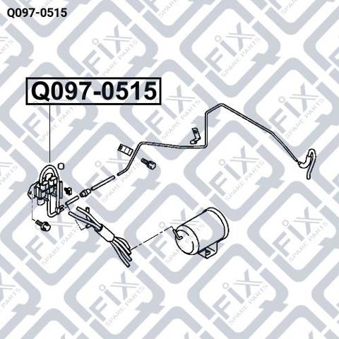 Válvula de vacío de acoplamiento del eje delantero Q-fix Q0970515