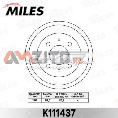 K111437 Miles freno de tambor trasero