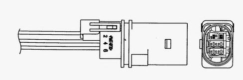 UAA0004VW002 NGK Sonda lambda de oxígeno posterior al catalizador