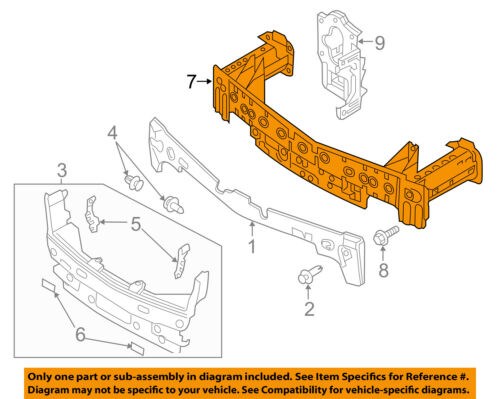 Refuerzo parachoque delantero DB4F50070B Mazda