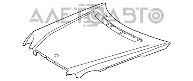 A2118800157 Mercedes capó del motor