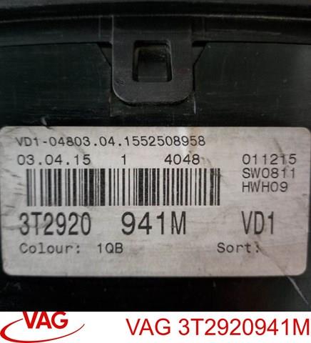 BS7T10849VH Ford Tablero de instrumentos