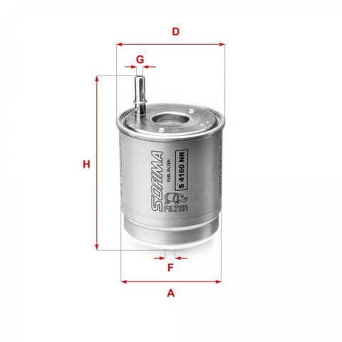 S4160NR Sofima filtro combustible