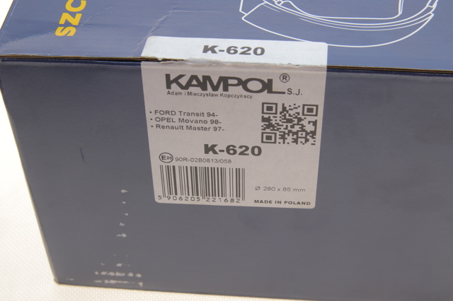 K620 Kampol Zapatas de freno de tambor traseras