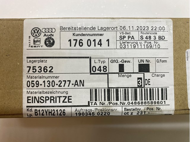 0445116008 Bosch Inyector de combustible