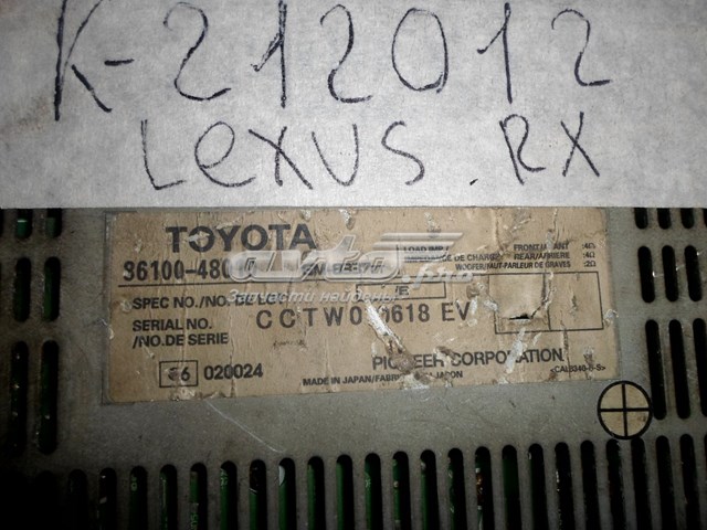 8610048010 Toyota amplificador de sistema de audio