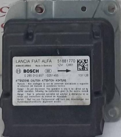Módulo de control de airbag 51881770 Fiat/Alfa/Lancia