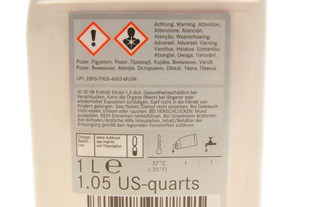 Comprar 000989180809 Mercedes Liquido anticongelante 