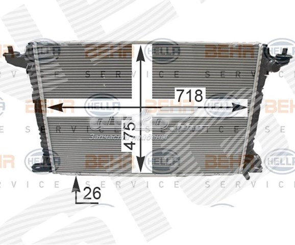 Comprar RA606573H Signeda Radiador de auto