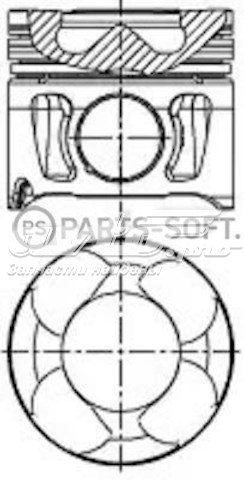 87-137500-30 Nural pistón completo para 1 cilindro, std