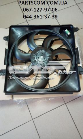 253802Y000 Hyundai/Kia difusor de radiador, ventilador de refrigeración, condensador del aire acondicionado, completo con motor y rodete