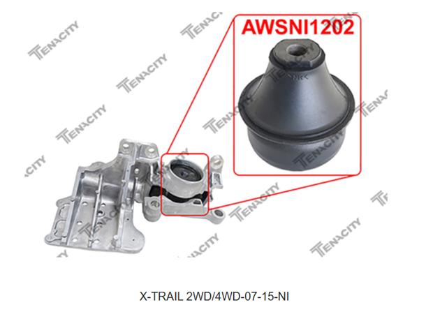 Soporte trasero de motor con silentblock Tenacity AWSNI1202