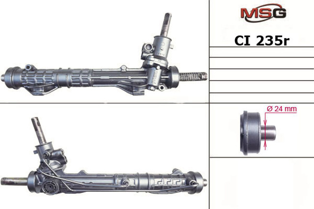 CI235R MSG Rebuilding Cremallera caja de direccion