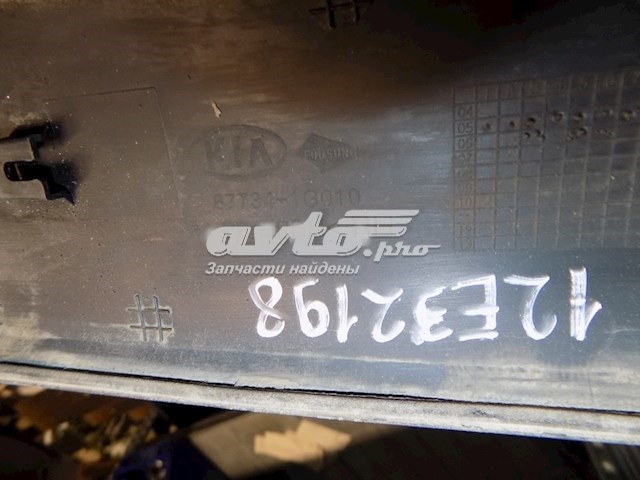 877341G010 Hyundai/Kia moldura de la puerta trasera derecha