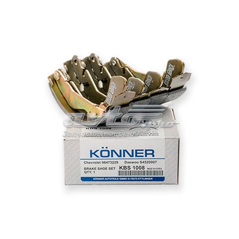 KBS1008 Konner Zapatas de freno de tambor traseras