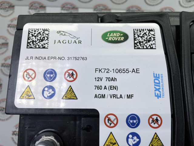 LR033178 Land Rover Batería Start-Stop