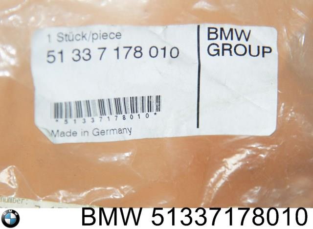 51337178010 BMW guía de vidrio para el marco de la puerta delantera derecha