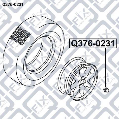 Tuerca seguridad de rueda Q-fix Q3760231 precio, desde 5,29 EUR