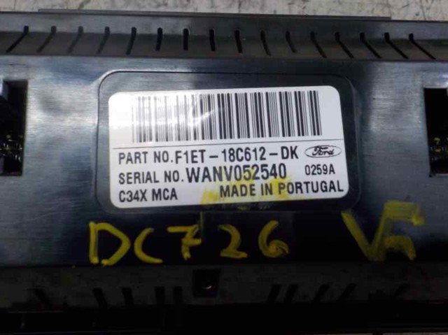 Unidad de control aire acondicionado 2376689 Ford