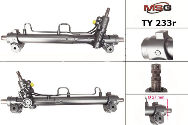 TY233R MSG Rebuilding Cremallera caja de direccion