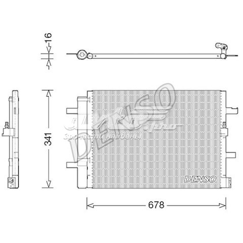 Condensador aire acondicionado DENSO DCN02026