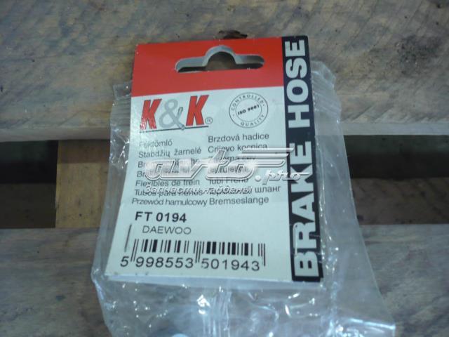 Latiguillos de freno delantero K&K FT0194 precio, desde 9,04 EUR