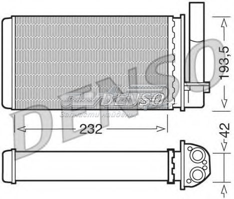 Radiador de calefacción DENSO DRR21003