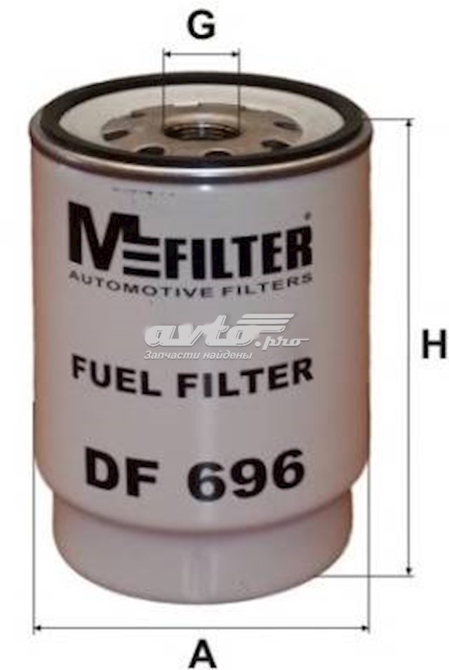 Filtro combustible MFILTER DF696