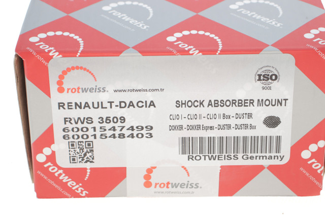 RWS3509 Rotweiss Soporte del amortiguador delantero