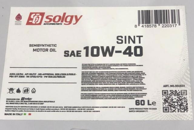 504033 Solgy Aceite