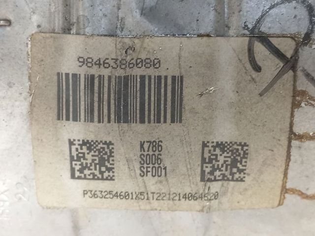 Comprar 9846386080 Peugeot/Citroen Filtro de partículas (FAP)