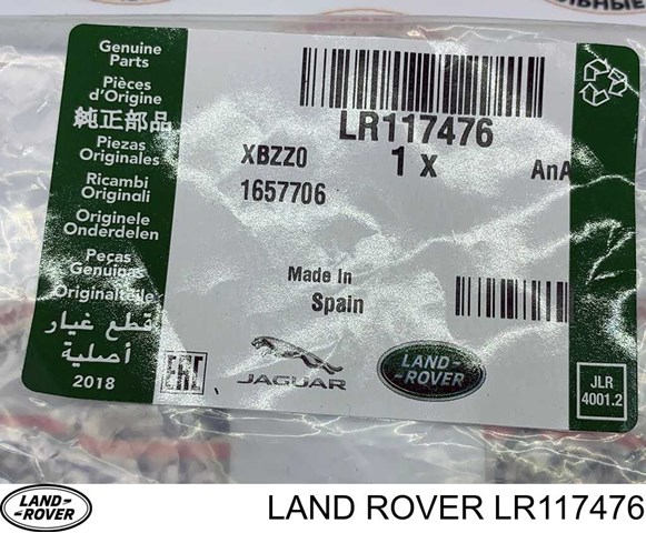LR117476 Land Rover junta, sensor de nivel de combustible, bomba de combustible (depósito de combustible)