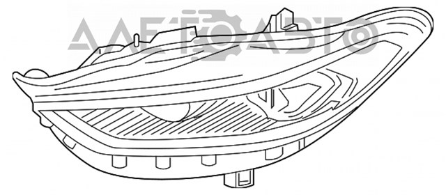 HS7Z13008H TYC faro izquierdo