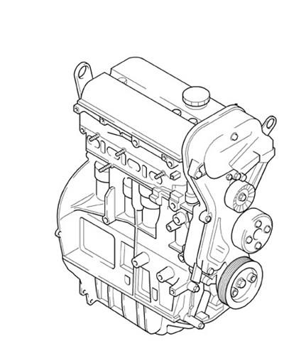Bloque de cilindros del motor para Ford Focus (CB8)