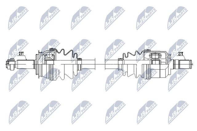 Semieje delantero izquierdo Hyundai/Kia 49500F2300 precio, desde 150,72 EUR