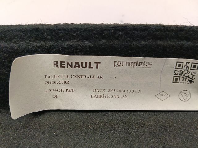 Bandeja trasera Renault (RVI) 794203550R precio, desde 153,91 EUR