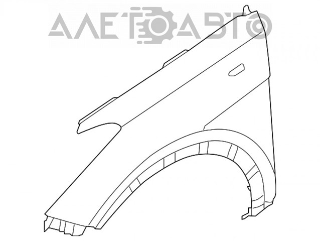 66320B8000 Hyundai/Kia Aleta delantera