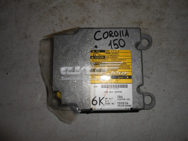 8917002600 Toyota procesador del modulo de control de airbag