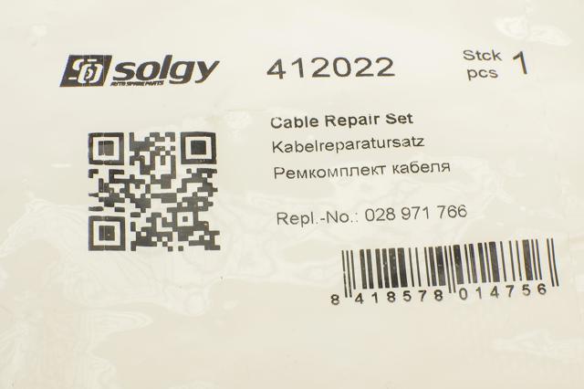 Comprar 412022 Solgy Cable de bujías de precalentamiento