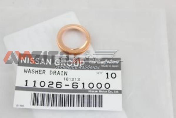 1102661000 Nissan junta, tapón roscado, colector de aceite