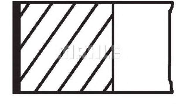 Comprar 44881N1 Mahle Original Juego de aros de pistón para 1 cilindro, sobremedida (+0,50 mm)