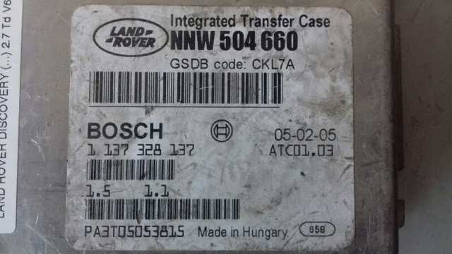 1137328137 Land Rover Módulo de control electrónico de la transmisión automática