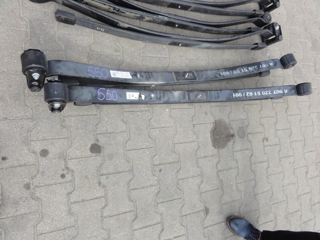 Ballestas de suspensión trasera para Mercedes Sprinter III 3,5-t 907, 910