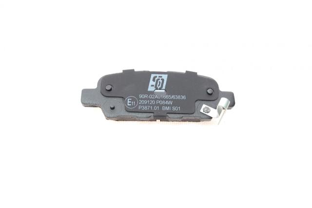 209120 Solgy Pastillas freno traseras