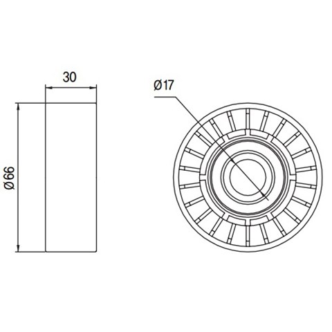 Comprar GTA0040 GMB Tensor de la correa trapecial