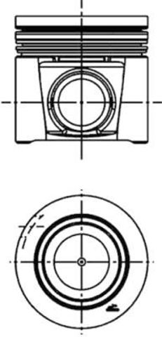 500086169 Fiat/Alfa/Lancia Pistón para cilindro
