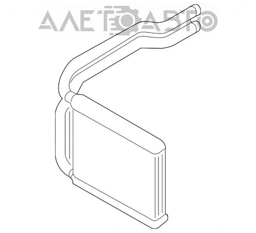 Radiador calefacción 971381R001 Hyundai/Kia